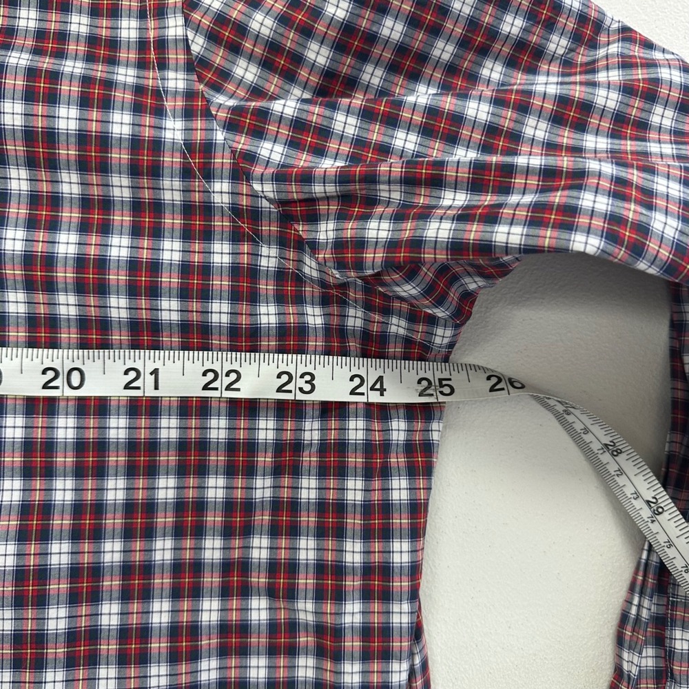 Ralph Lauren Plaid Button Down Shirt Long Sleeve Classic Fit Size 17 - Picture 11 of 12